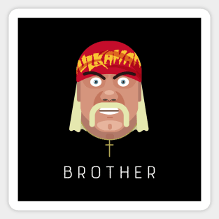 Hogan Head (with text) Sticker